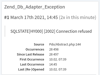Error & Exception Tracking – Tideways