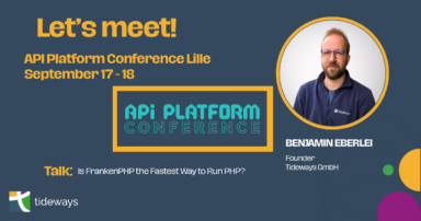 Benjamin is speaking at the API Platform Conference in Lille