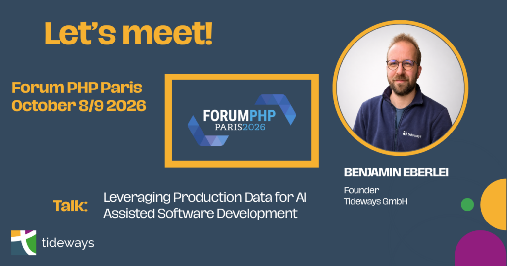 Benjamin is speaking at Forum PHP 2026 in Paris