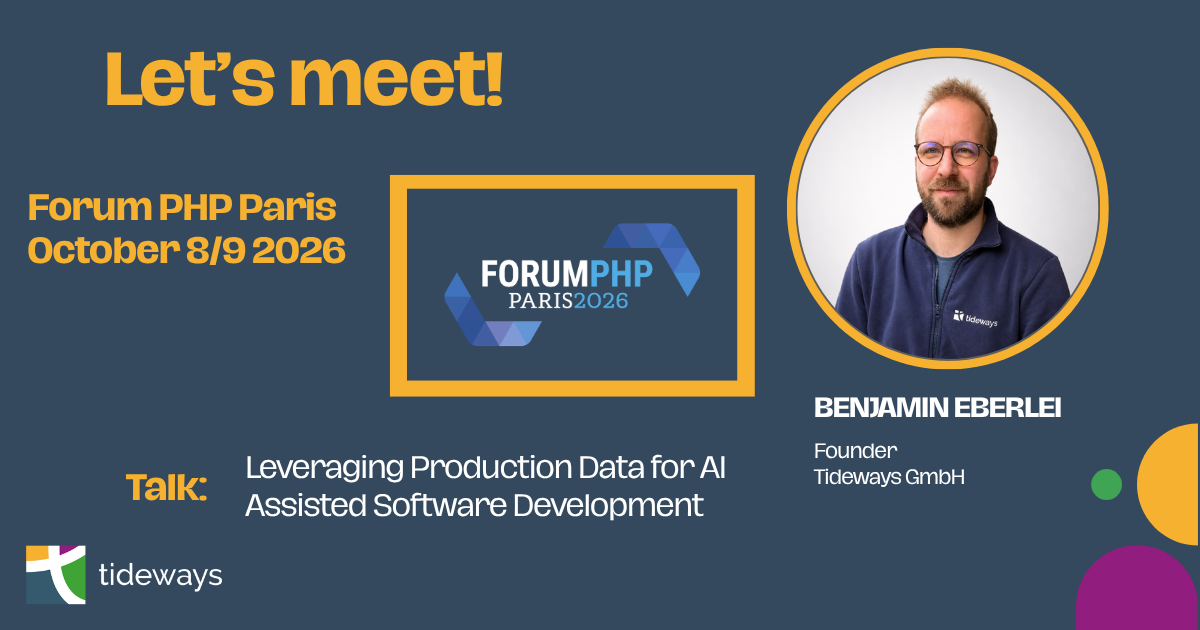 Benjamin is speaking at Forum PHP 2026 in Paris