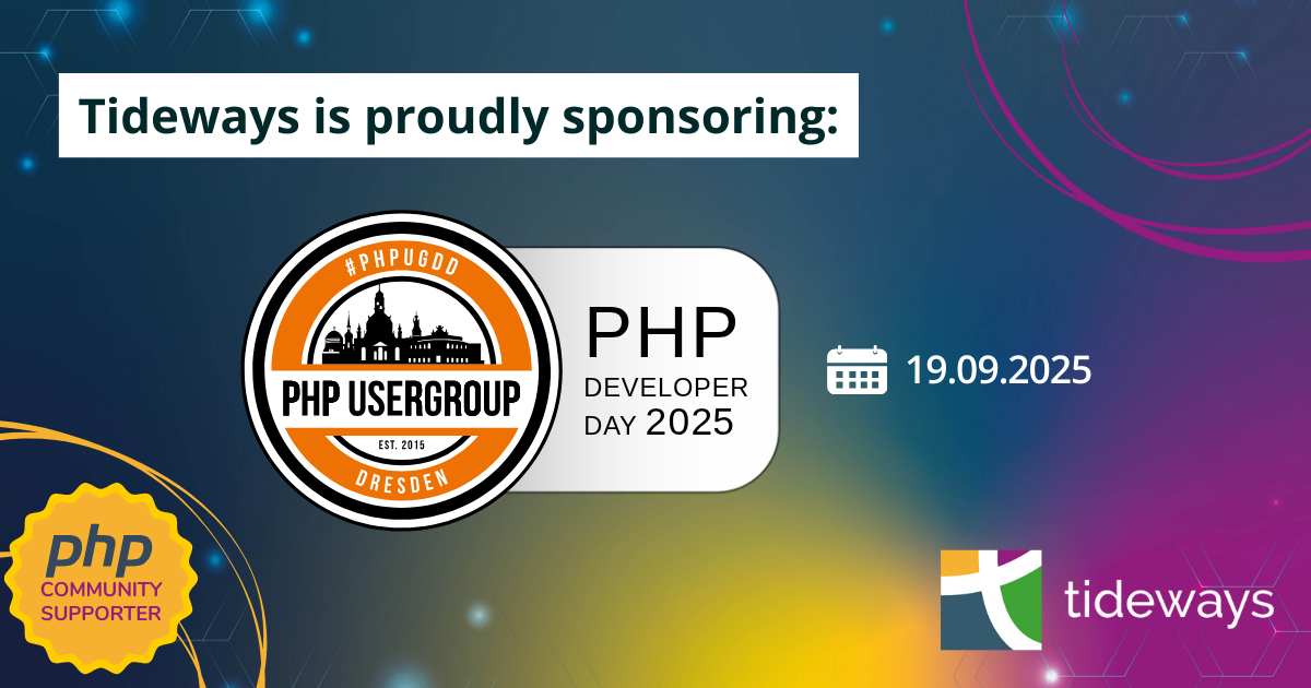 Tideways sponsors PHP Developer Day 2025 in Dresden – Tideways